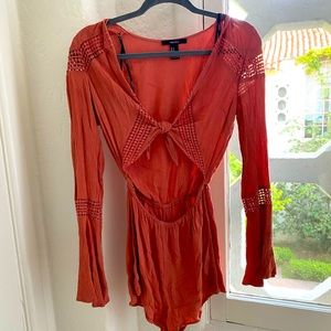 Forever 21 cutout romper